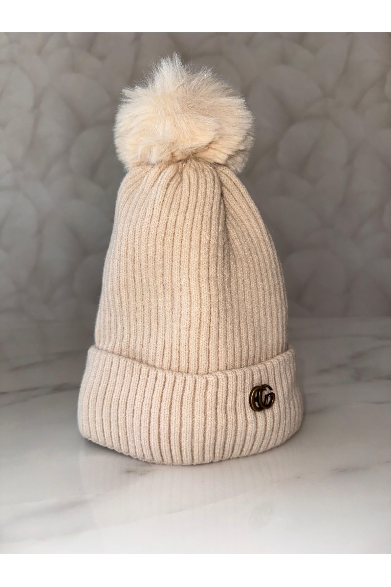 Gorro pompón gg