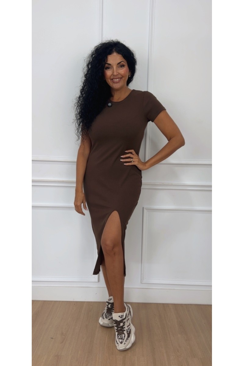 Vestido canalé