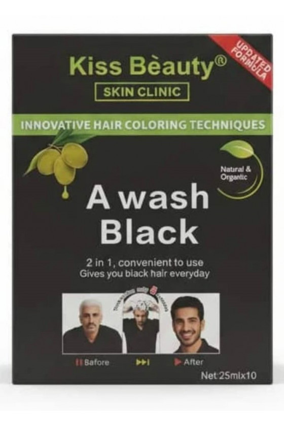 Black Hair Shampoo - Formato monodosis