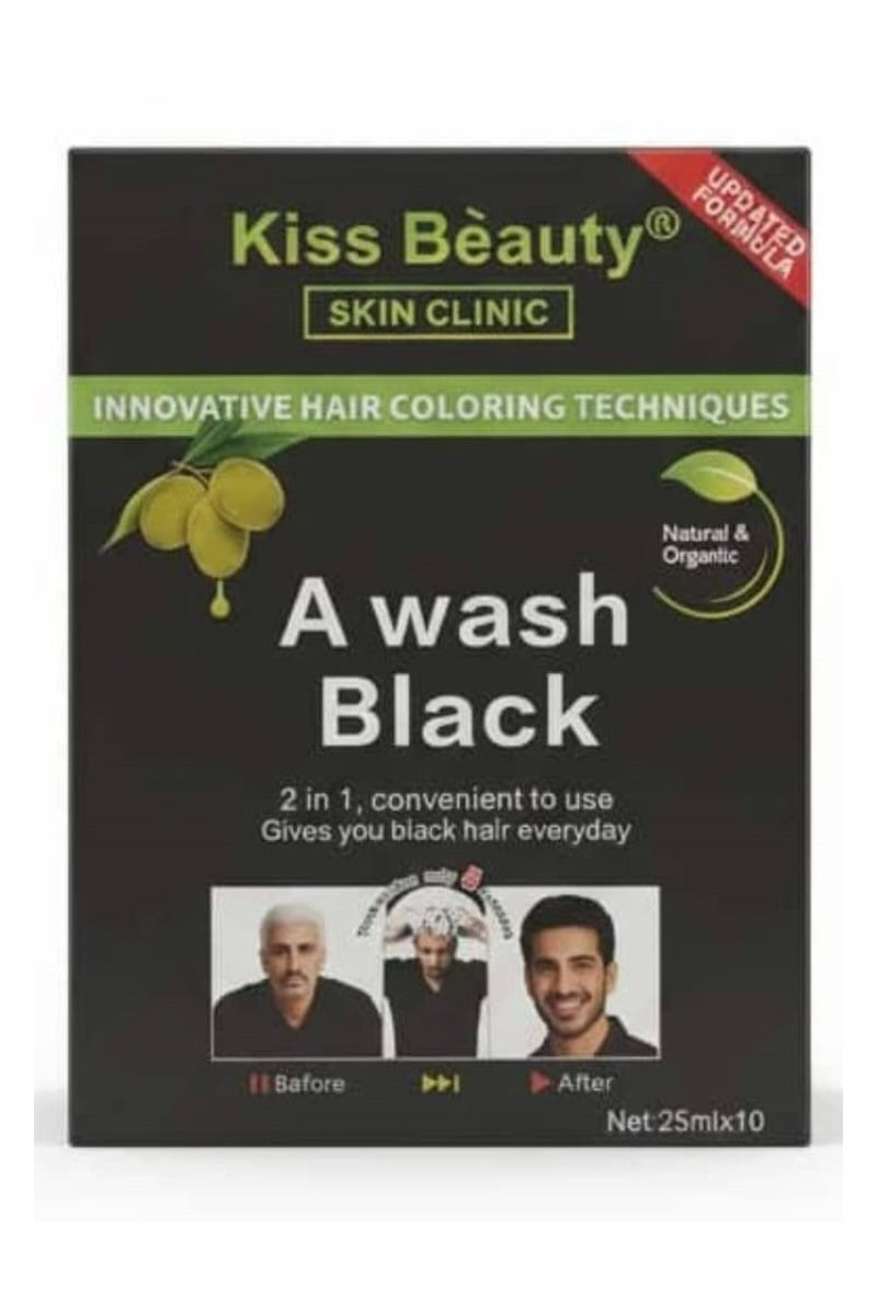 Black Hair Shampoo - Formato monodosis