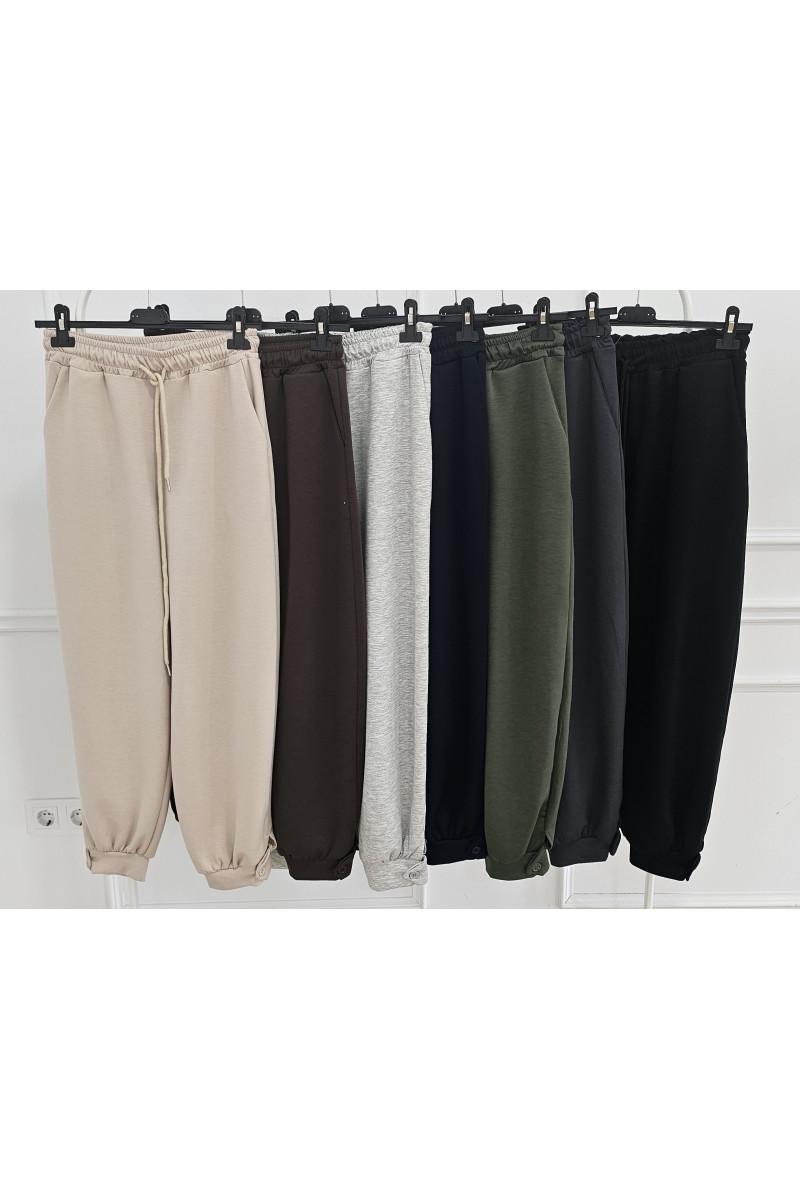 Pantalón capa de aire botón