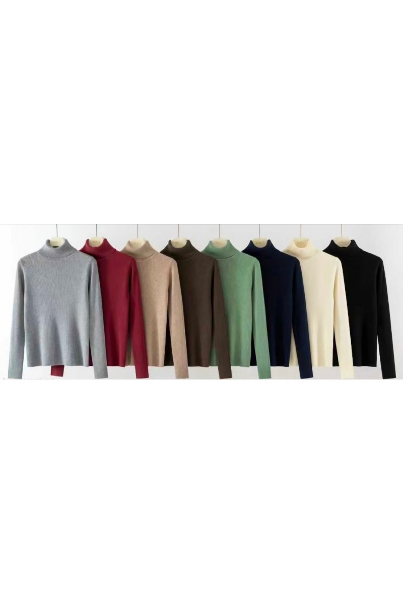 Jersey casual cuello alto