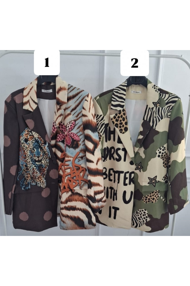 Blazer animada  over size