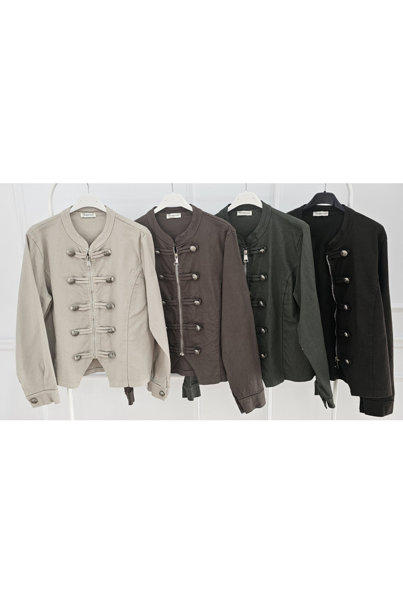 Chaqueta vaquera Nápoles cremallera