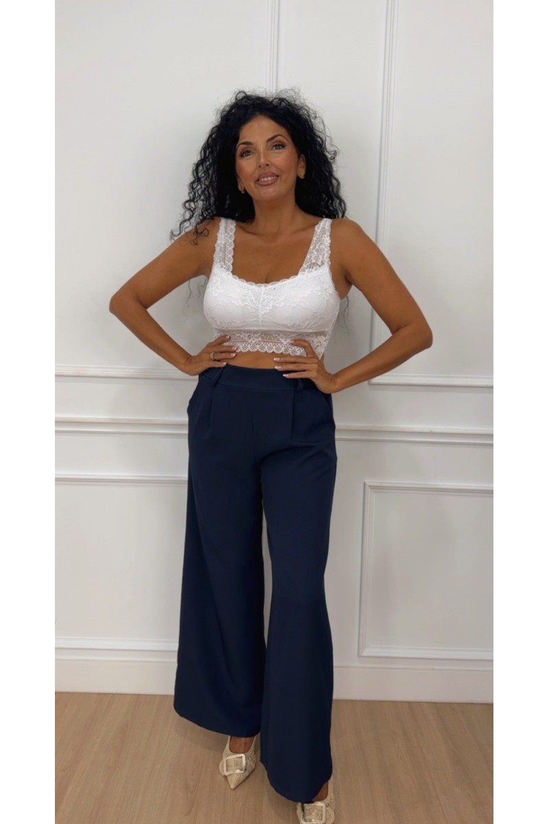 Top braillete lencero