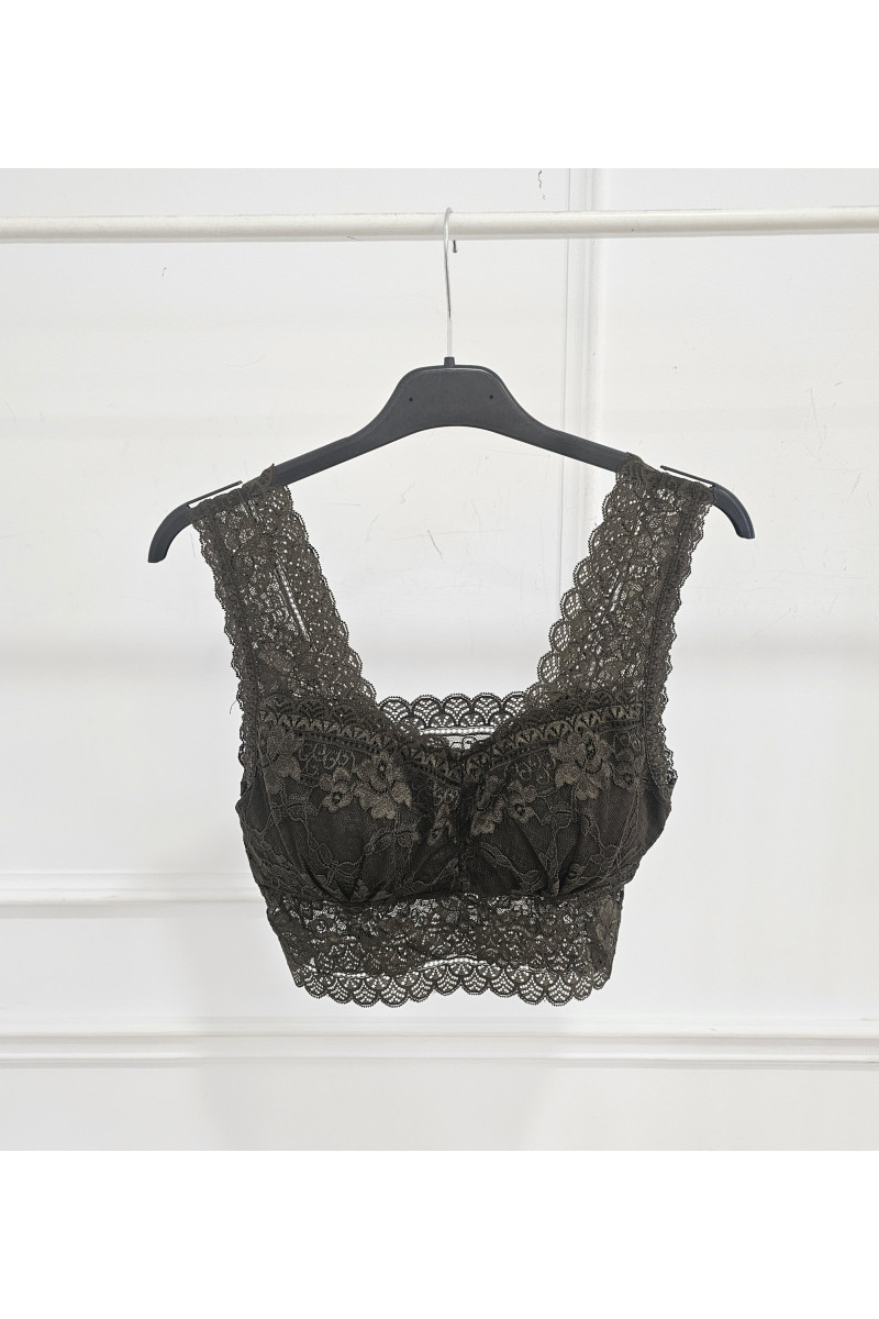 Top braillete lencero