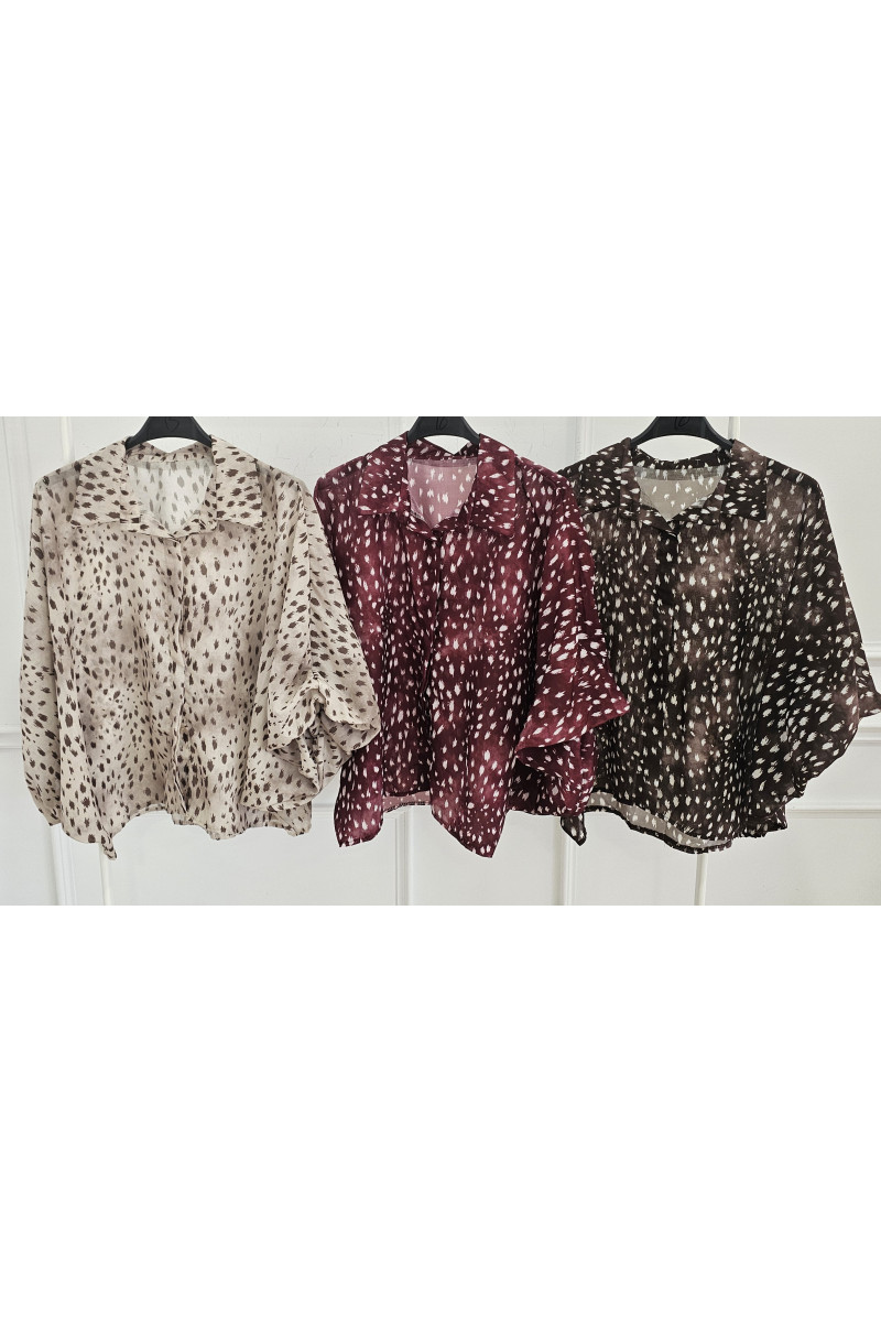 Blusa over size bambi