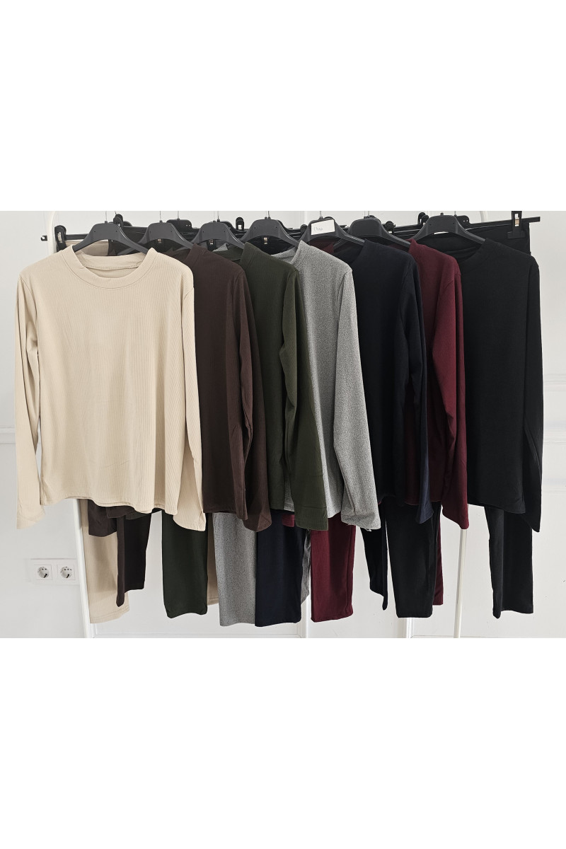 Conjunto confort básic cuello caja