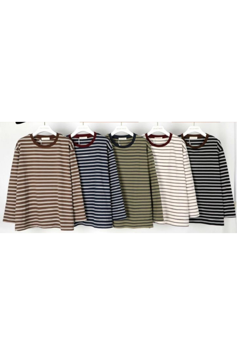 Camiseta algodón rayas