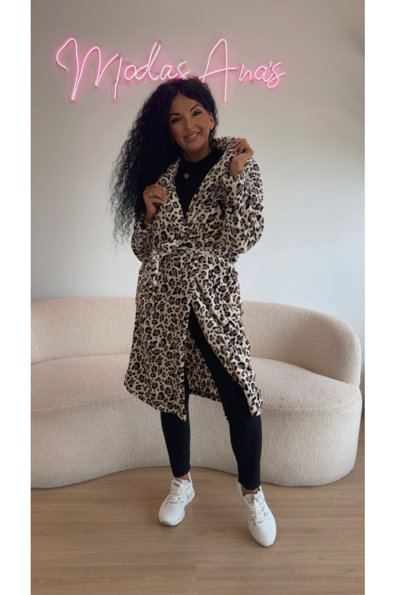 Bata animal print inspiración victoria secret