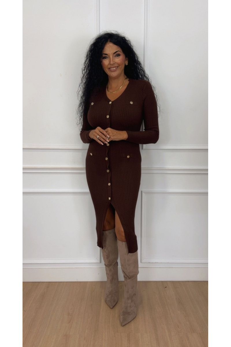 Vestido lana lady