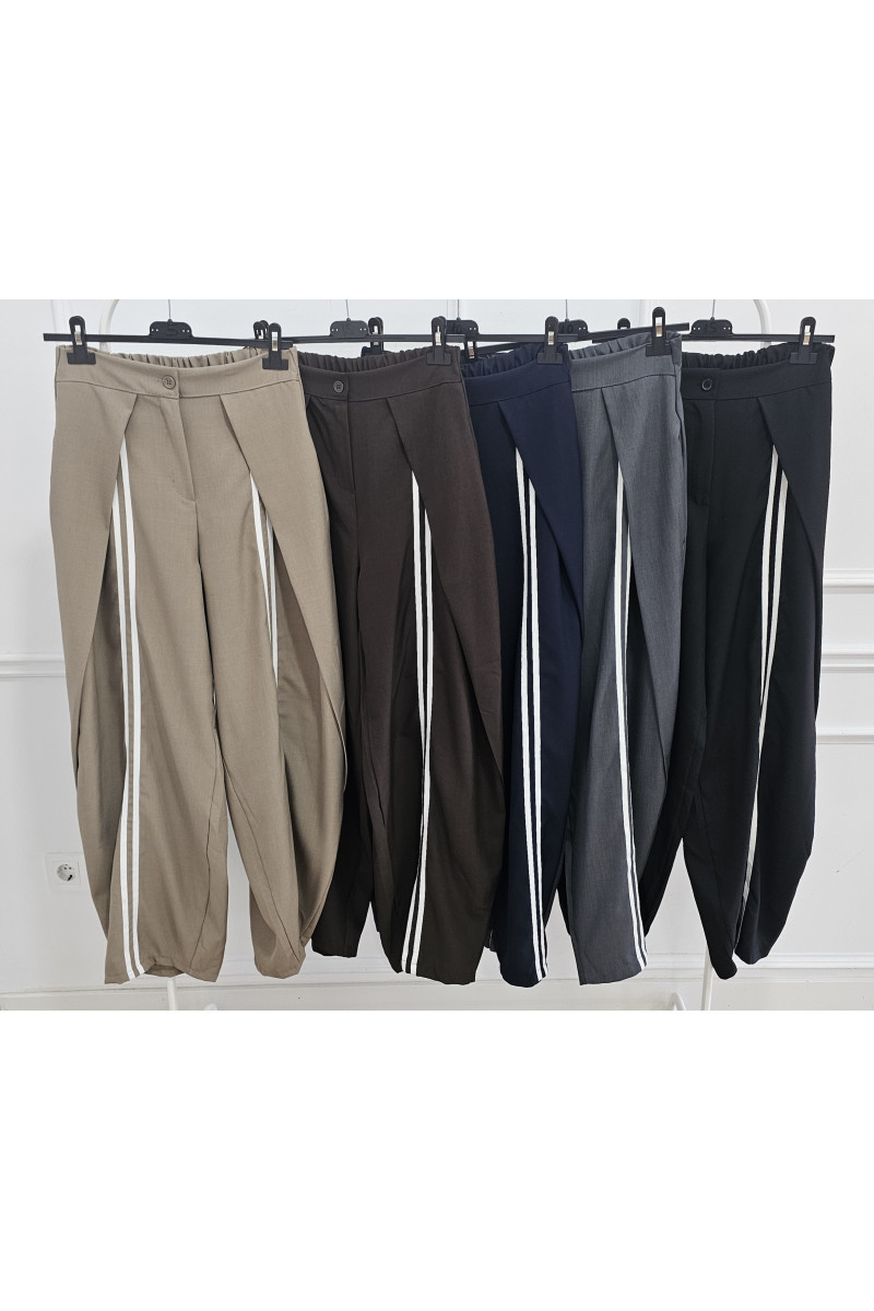Pantalón pinzas invertida adis