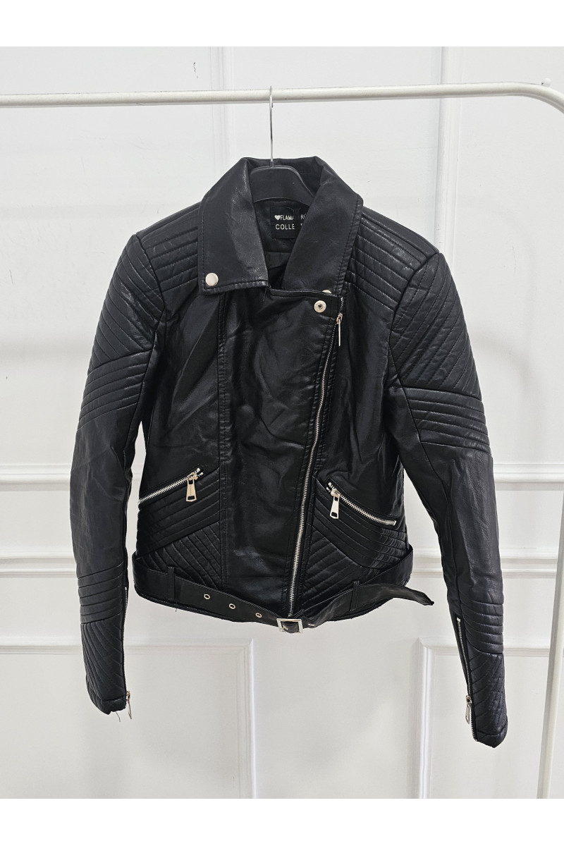 Chaqueta polipiel bike