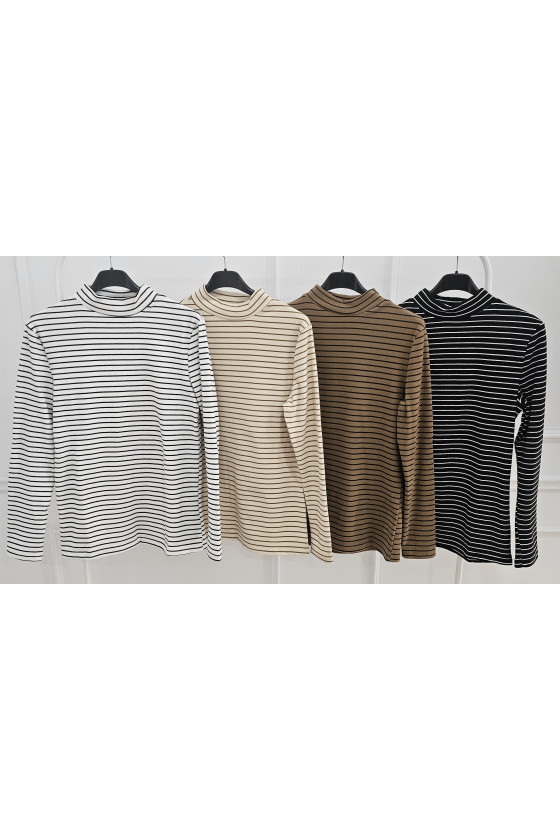 Jersey casual rayas cuello perkin