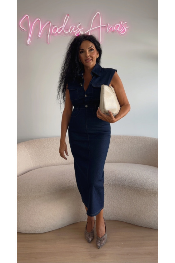 Vestido vaquero midi