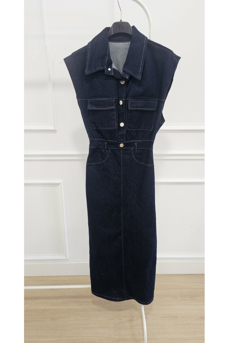 Vestido vaquero midi