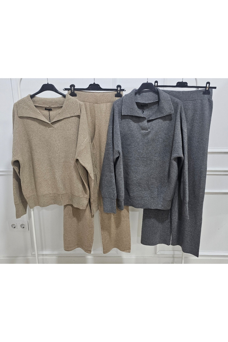 Conjunto confort cuello polo
