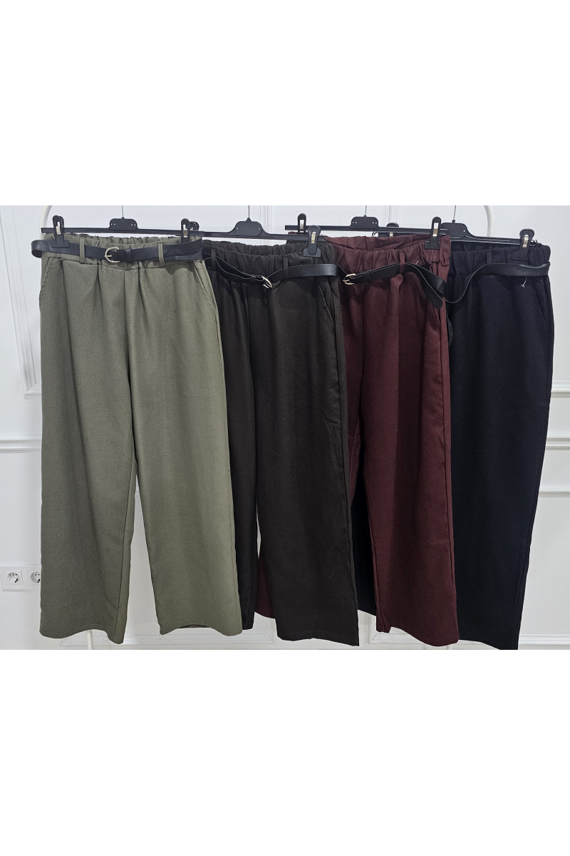 Pantalón casual cinturón