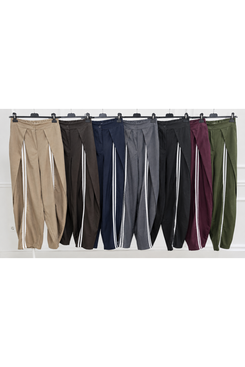 Pantalón pinzas invertida adis