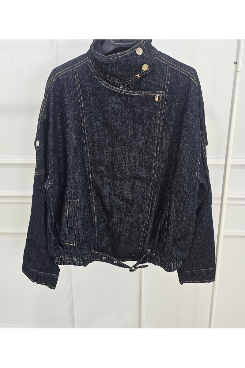 Chaqueta vaquera bomber