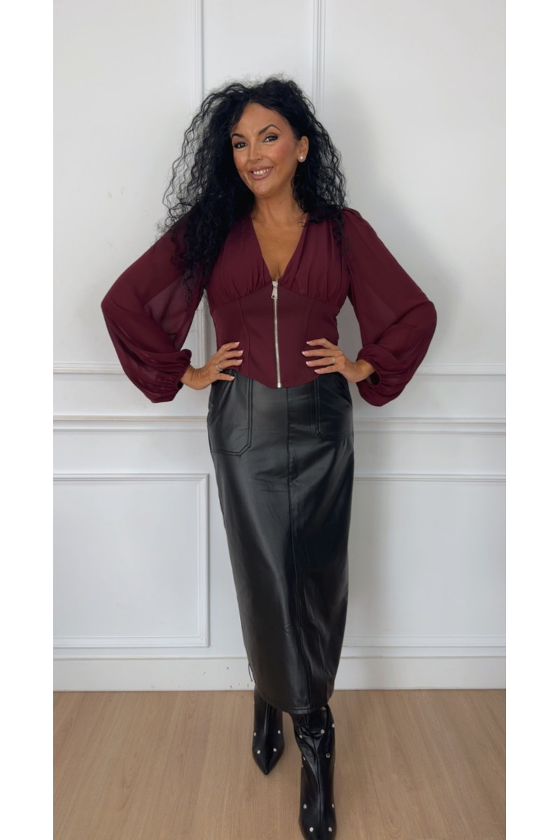 Blusa corsé