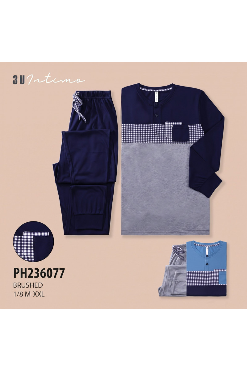 Pijama hombres cuadros