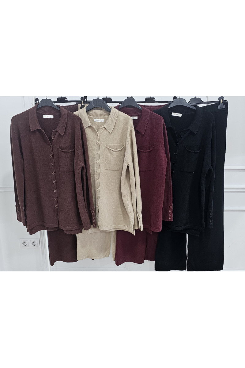 Conjunto confort camisero