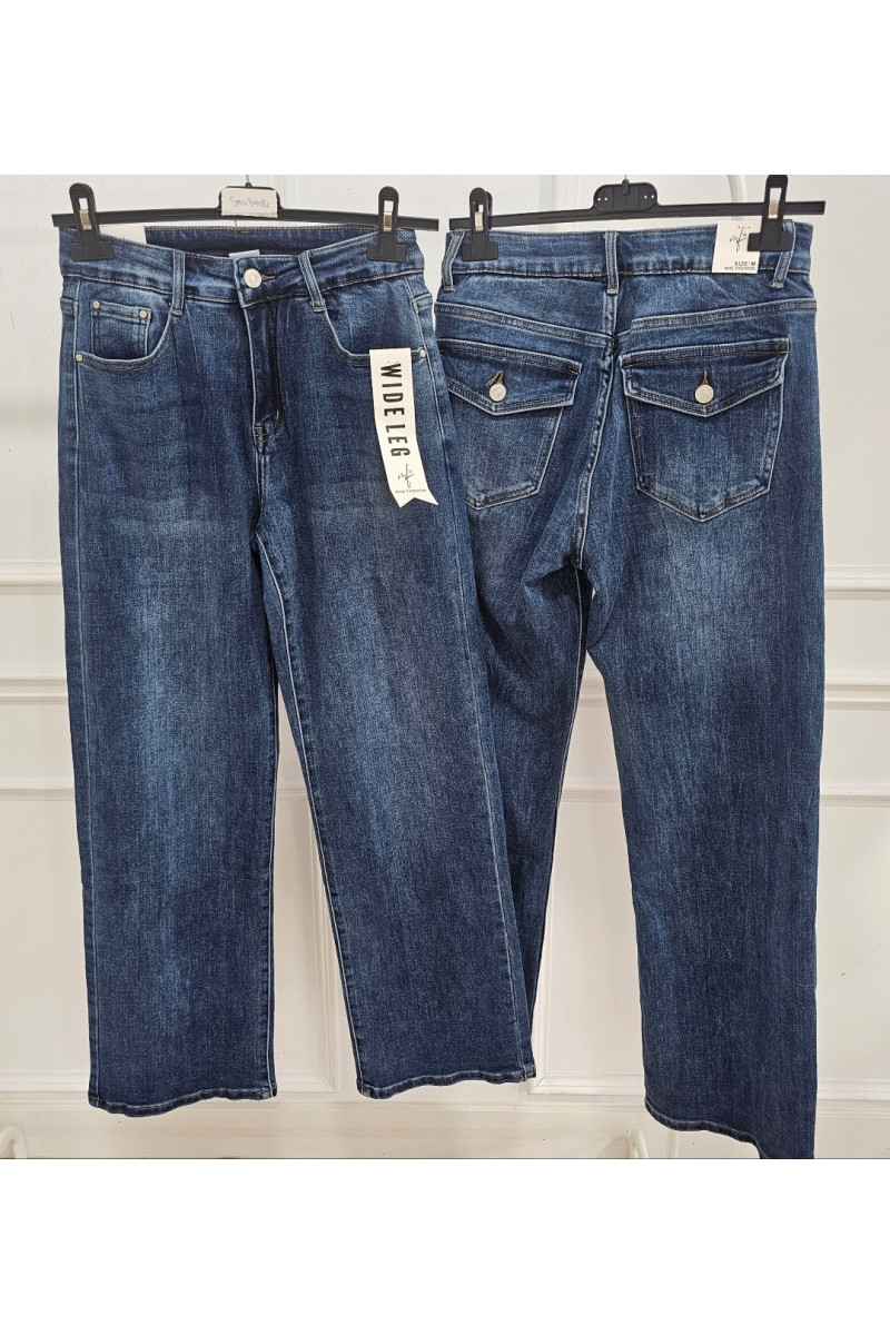Vaquero wide leg faja
