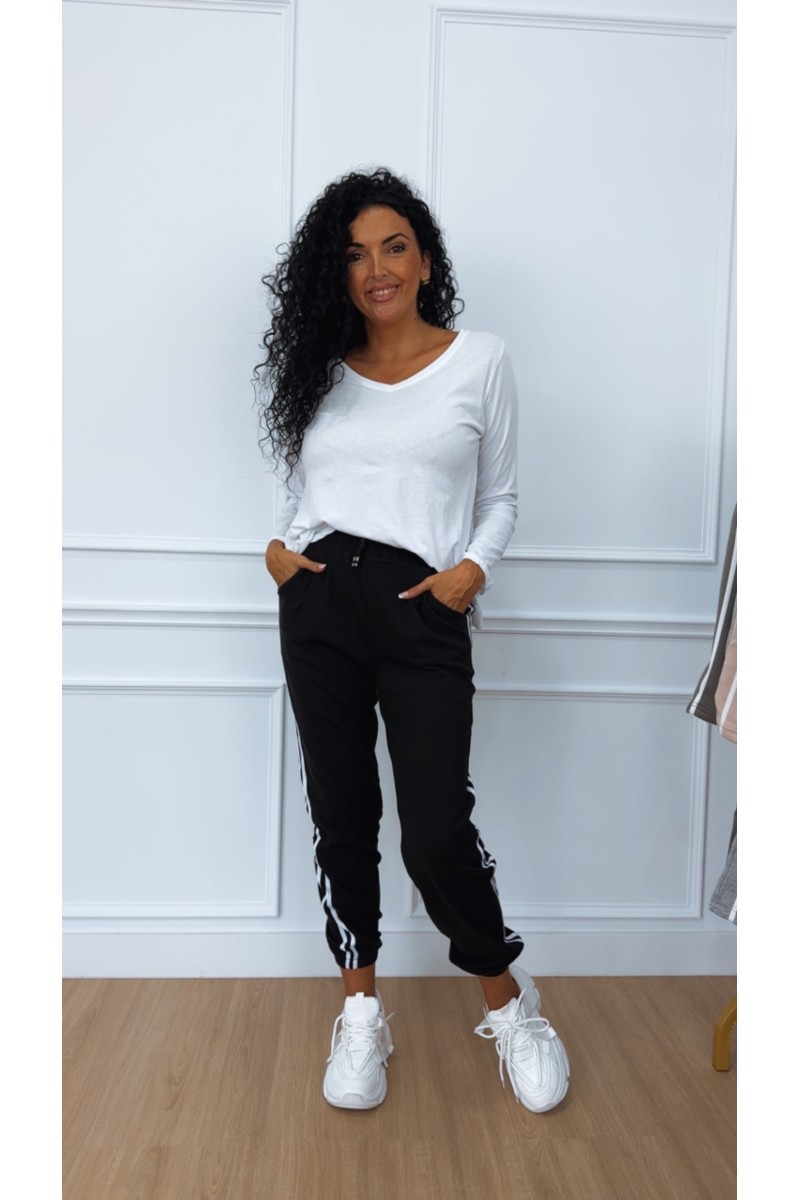Pantalón jogger doble raya Pantalón jogger doble raya
