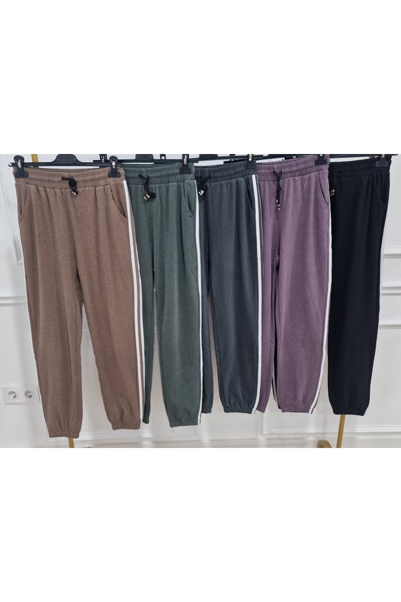 Pantalón jogger doble raya