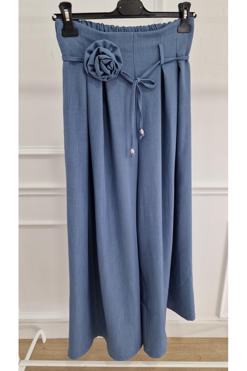 Pantalón pata elefante flor