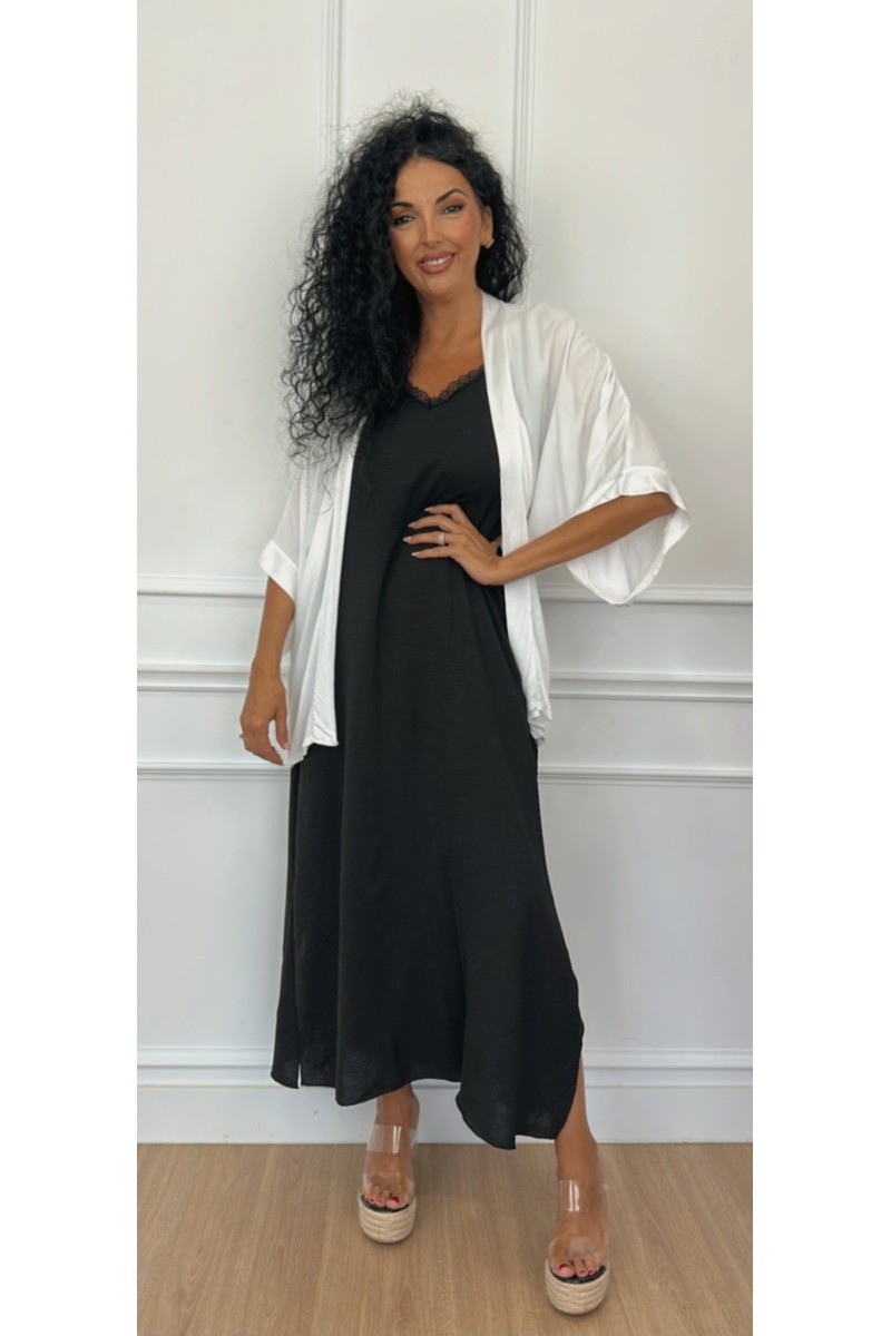 Kimono filo satinado