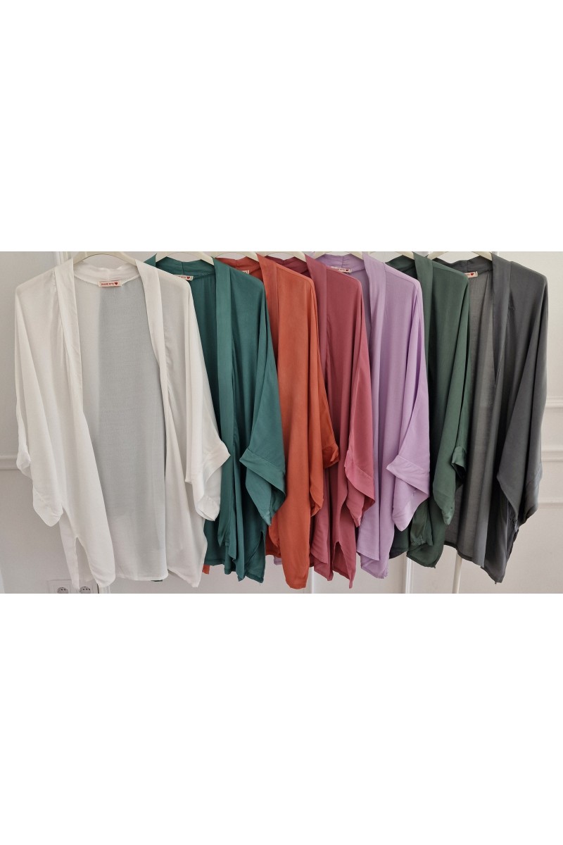 Kimono filo satinado