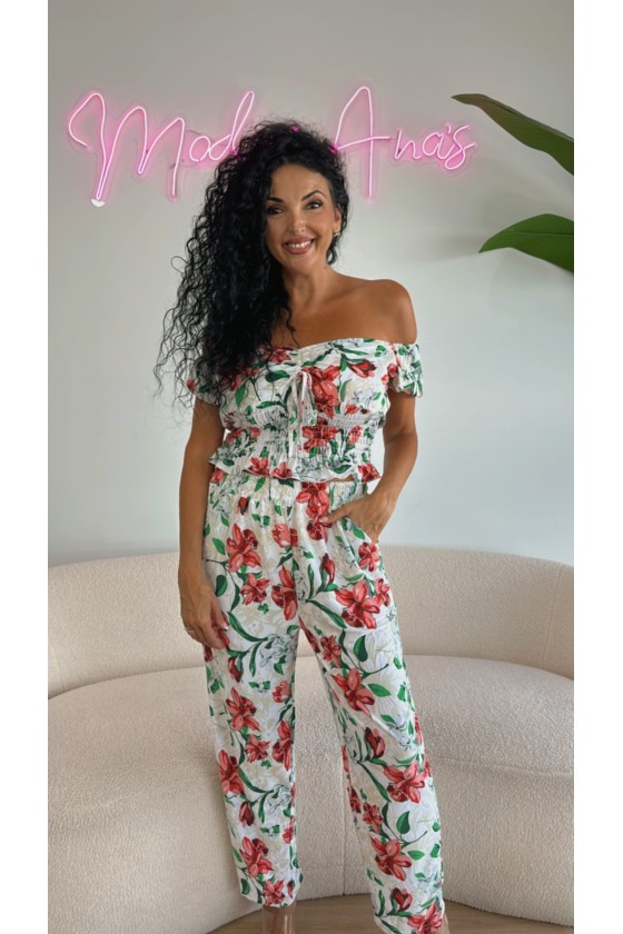 Conjunto punto seda orquideas