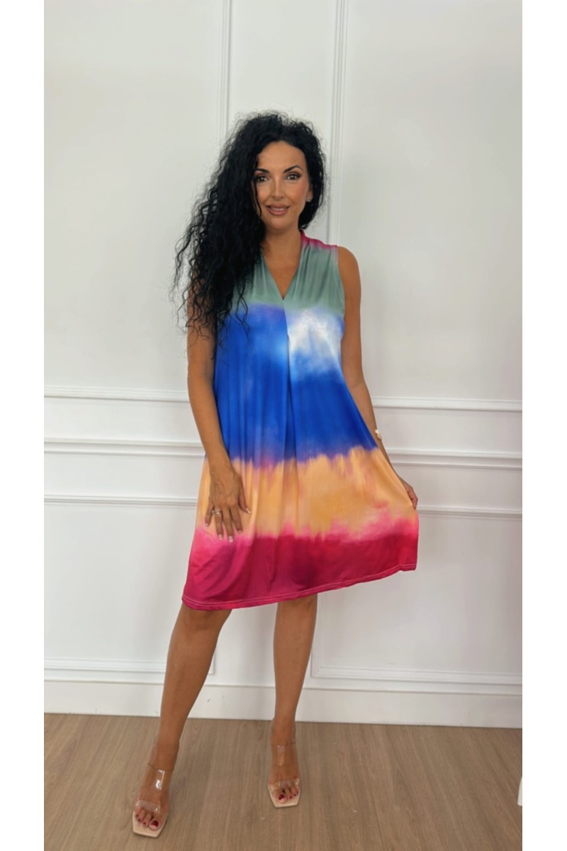 Vestido punto seda Violeta