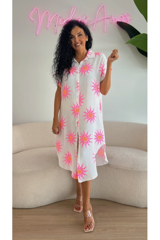 Vestido camisero caribe sol