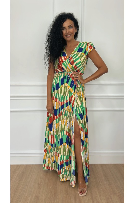 Vestido cruzado dalí