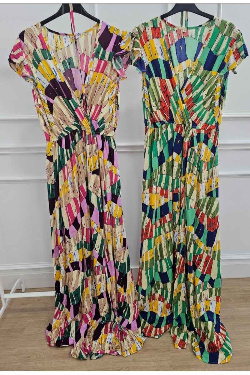 Vestido cruzado dalí