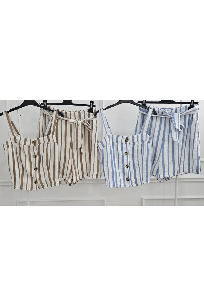 Conjunto carola rayas