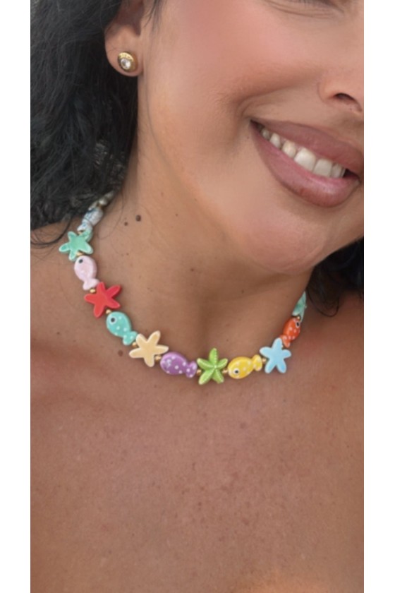 Collar peces de colores