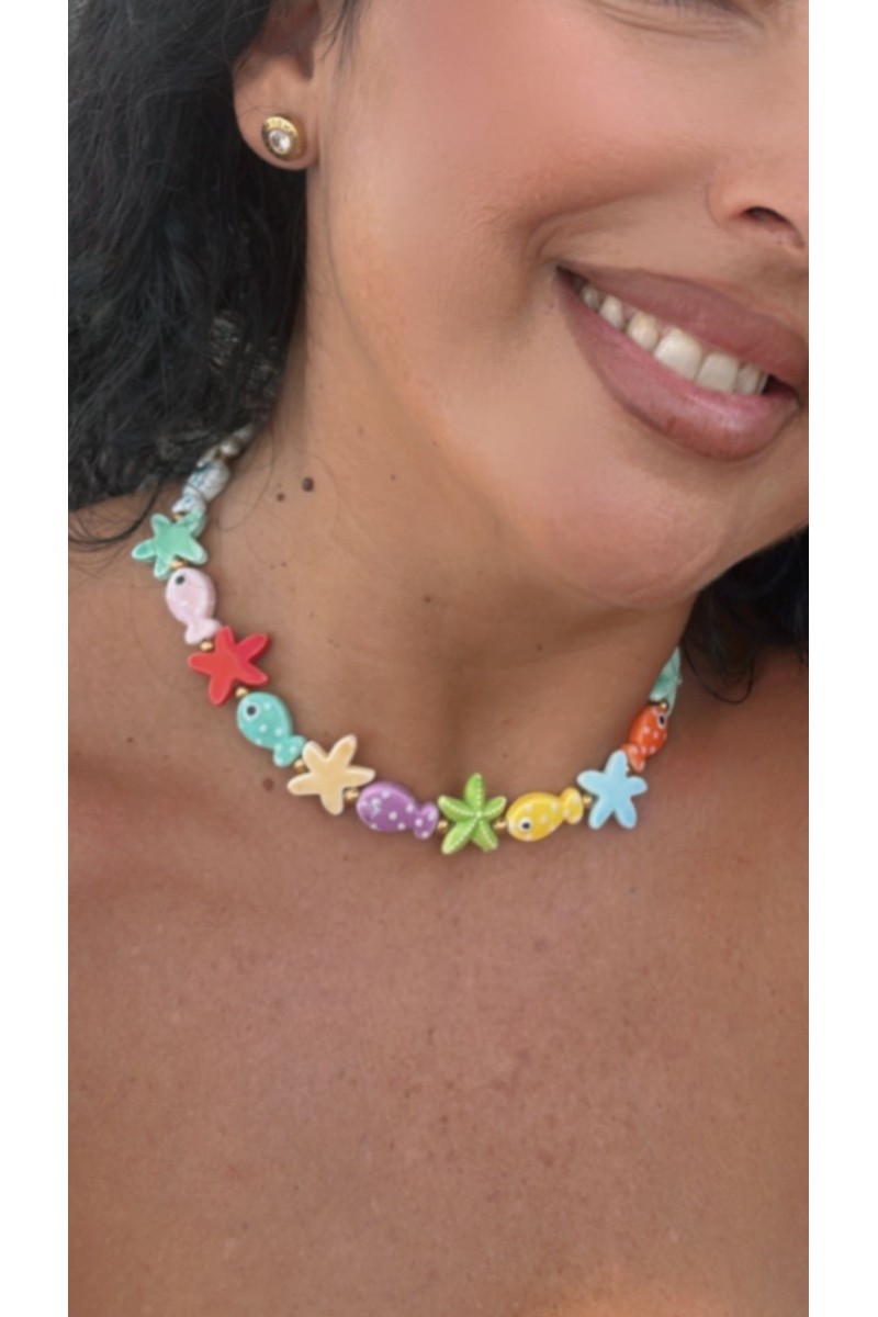 Collar peces de colores Collar peces de colores