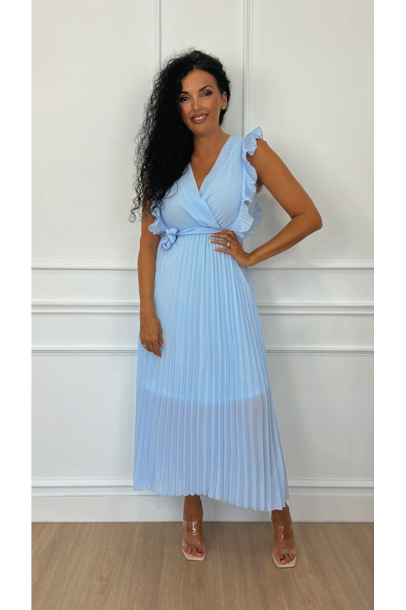 Vestido plisado duna Vestido plisado duna