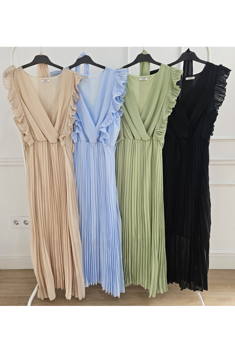 Vestido plisado duna