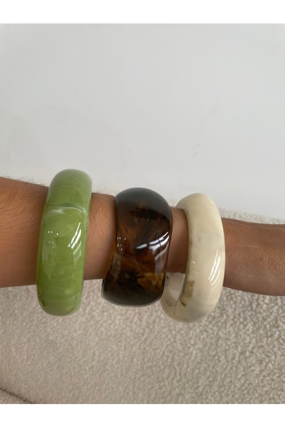 Brazalete Nácar Verde