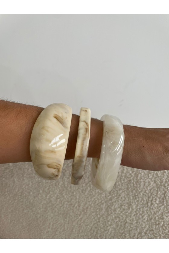 Brazalete Nácar Beige