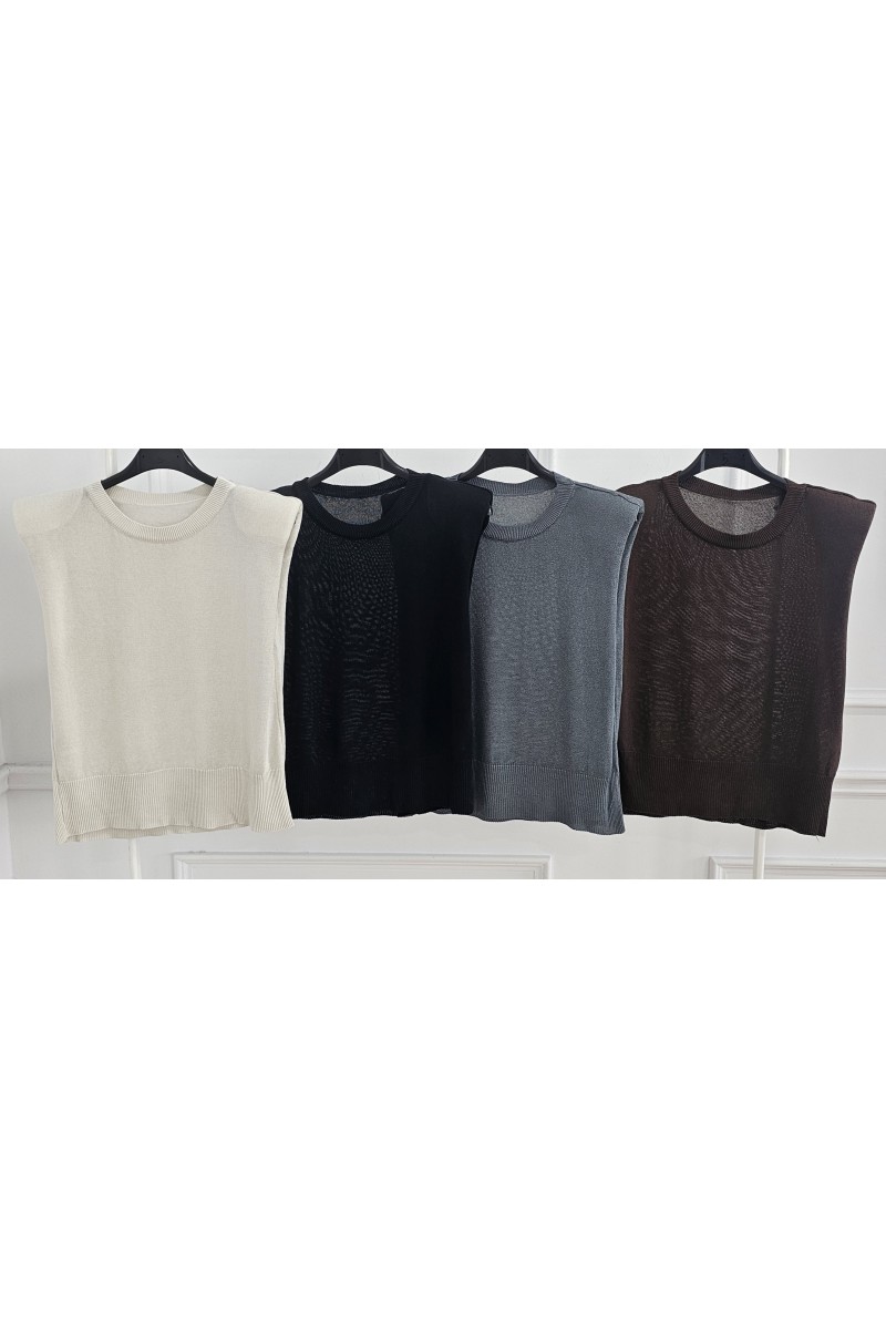 Top hombreras casual