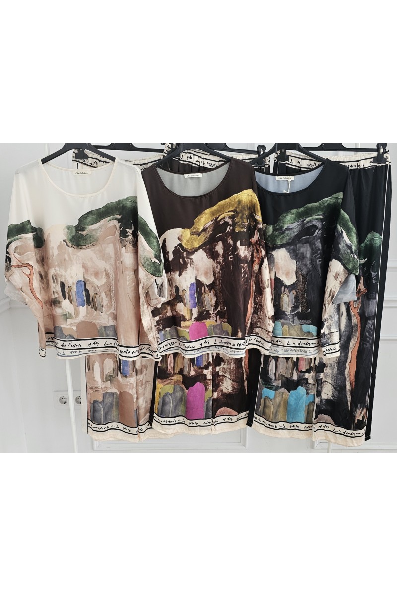 Conjunto satinado provenza