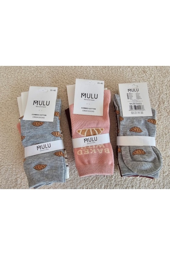 Calcetines croissant pack de 3