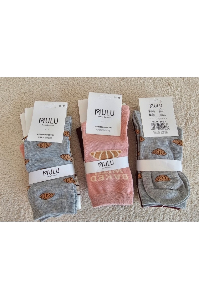 Calcetines croissant pack de 3