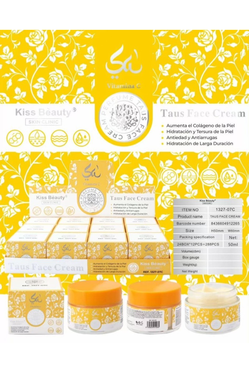 Crema facial yara taus